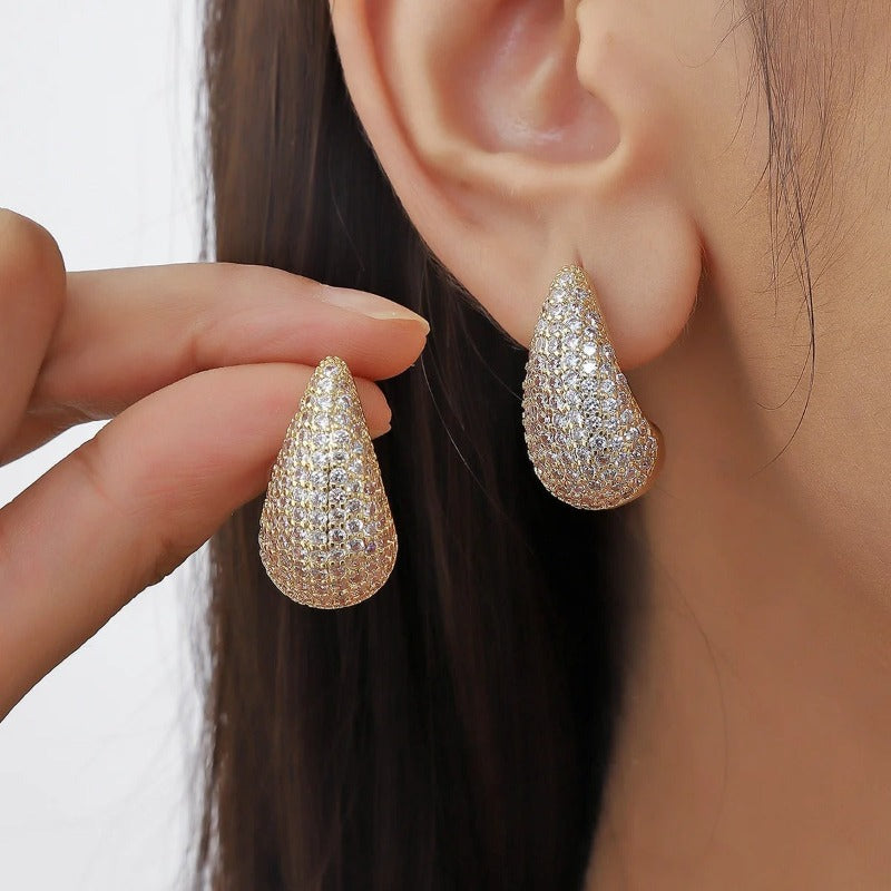 Radiant Teardrop Earrings