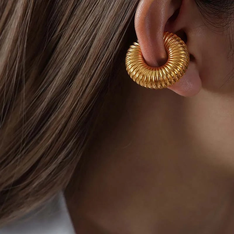 Spiral Round Ear Cuffs