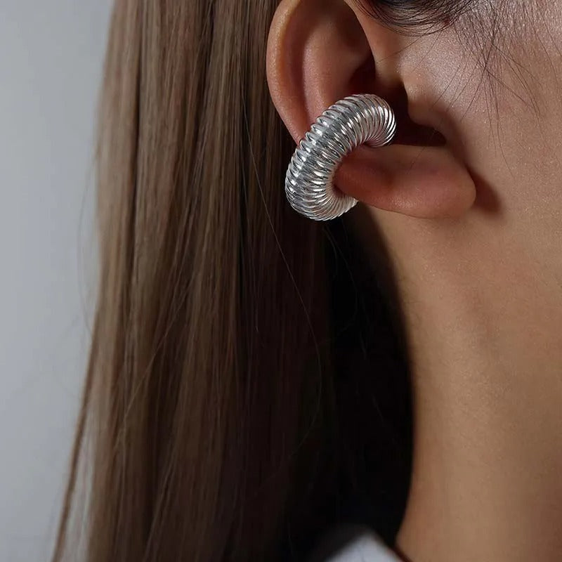 Spiral Round Ear Cuffs