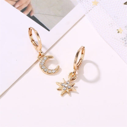 Star x Moon Earrings