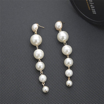 Line of Pearls Earrings