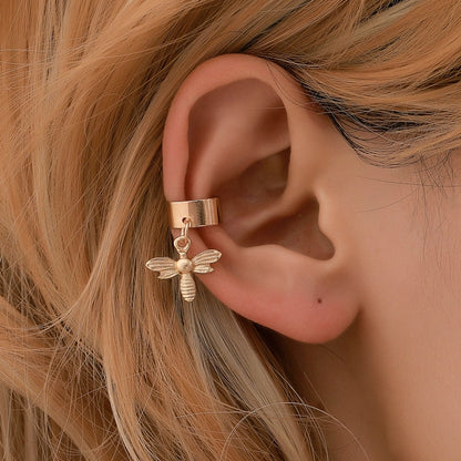 Bee x Zircon Ear Cuffs