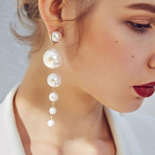 Line of Pearls Earrings