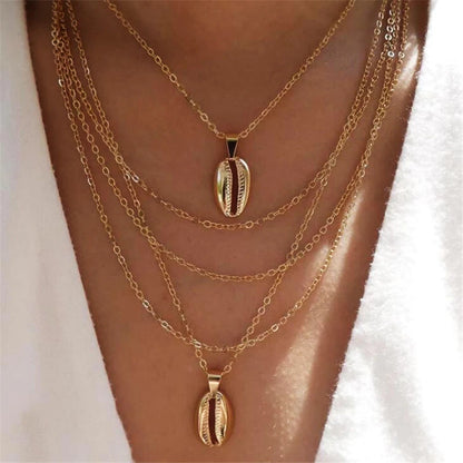 Double Seashell Necklace