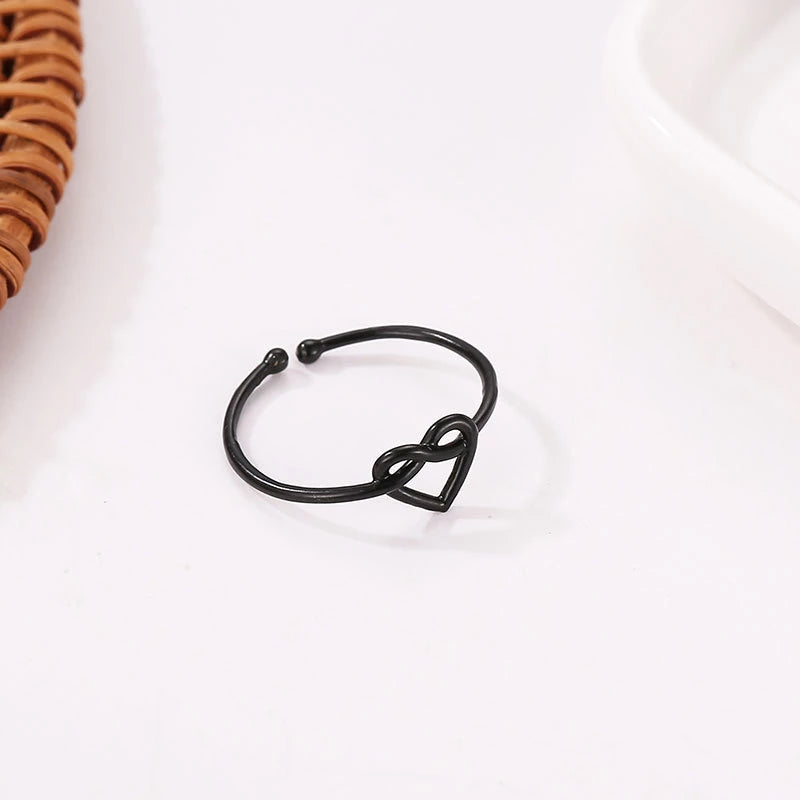 Interlaced Heart Ring