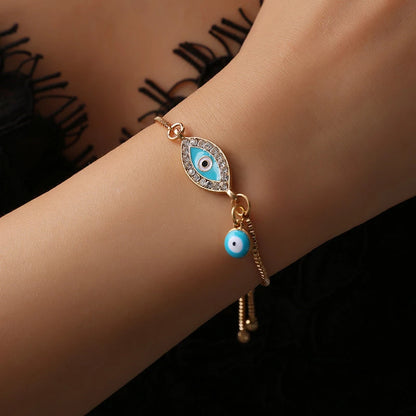 Evil Eye Light Blue Bracelet