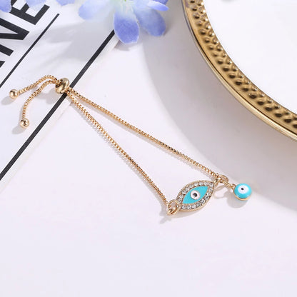 Evil Eye Light Blue Bracelet